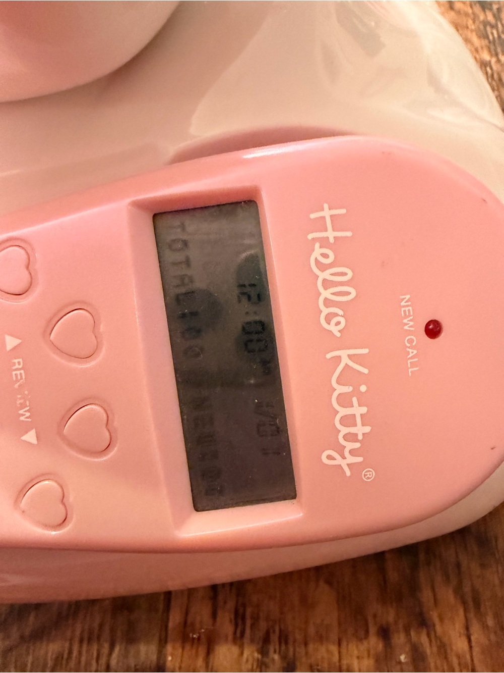 Hello Kitty Pink Corded Figurine Phone with Matching Handset - Picture 2 of 4